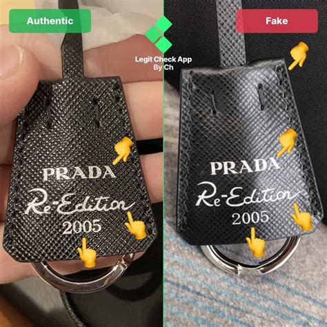 prada 're edition 2005 fake vs real|authenticity card prada.